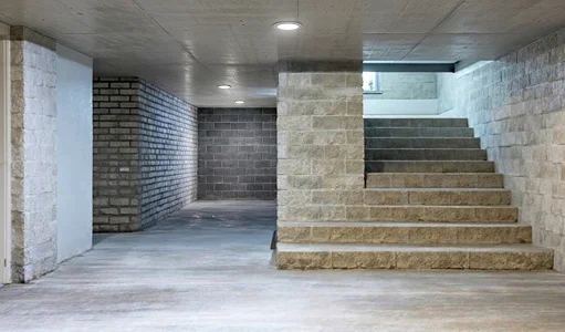 Basement entry before redesign