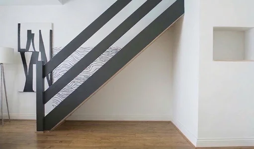 Space under stairs before redesign
