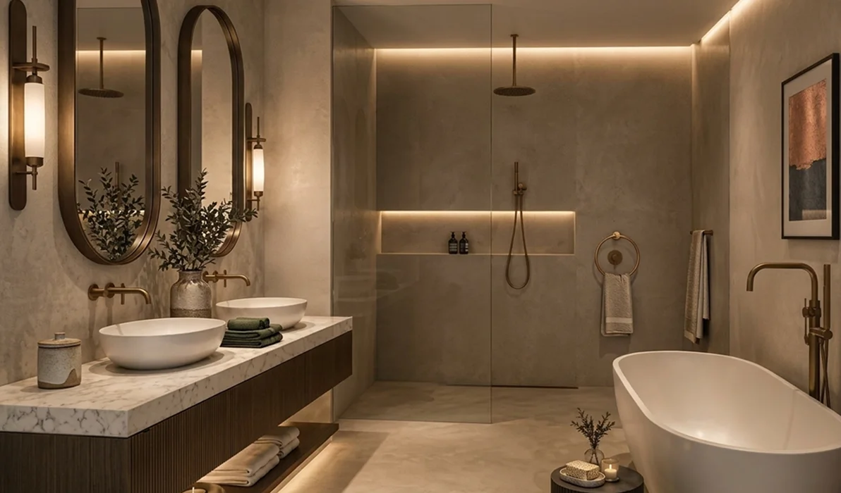 Bathroom after redesign