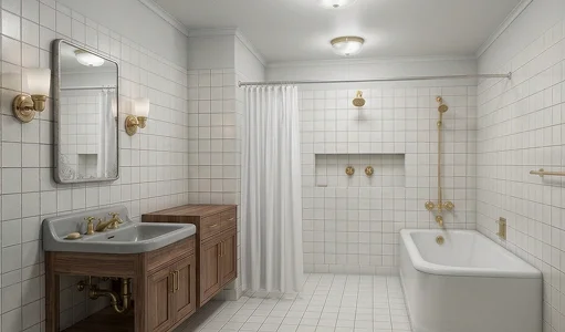 Bathroom before redesign