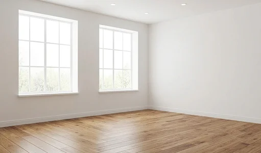 Empty room before redesign